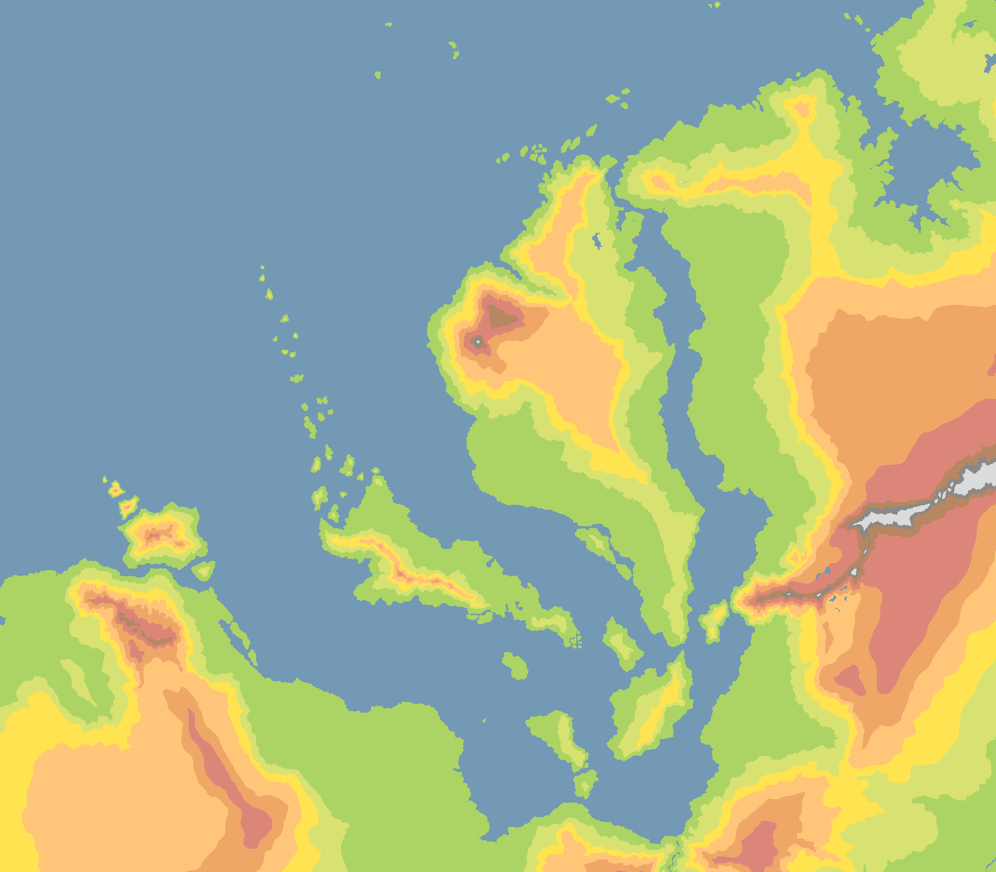 Topography map sample